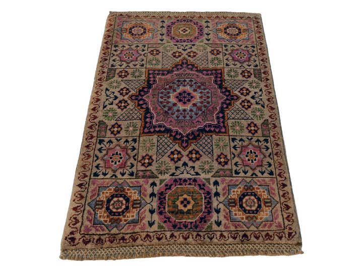 2' x 3' 1 Hand Knotted Mamluk Ziegler Rug