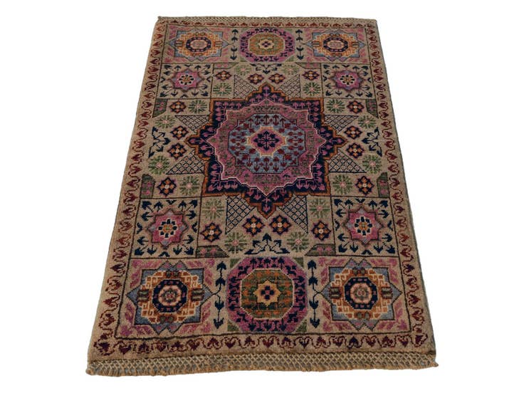 Detail image of 2' x 3' 1 Hand Knotted Mamluk Ziegler Rug