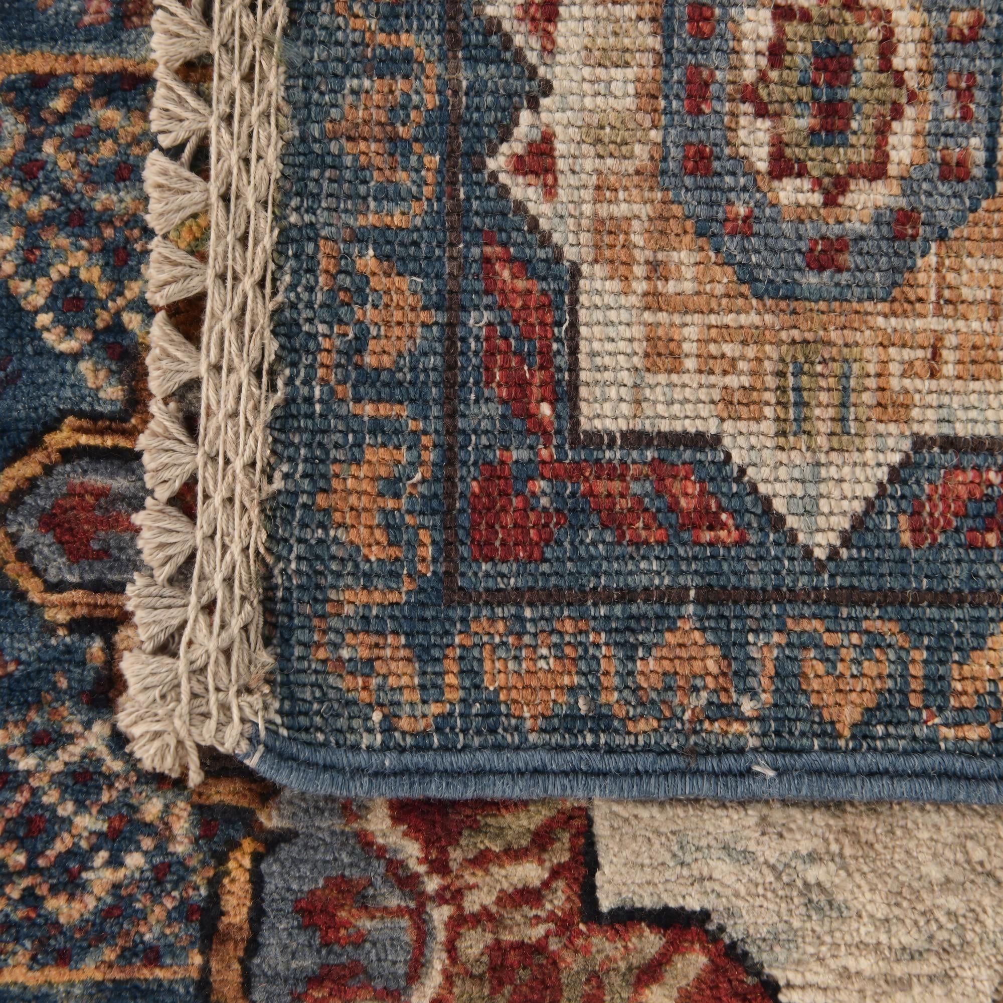 60cm x 85cm Hand Knotted Mamluk Ziegler Rug
