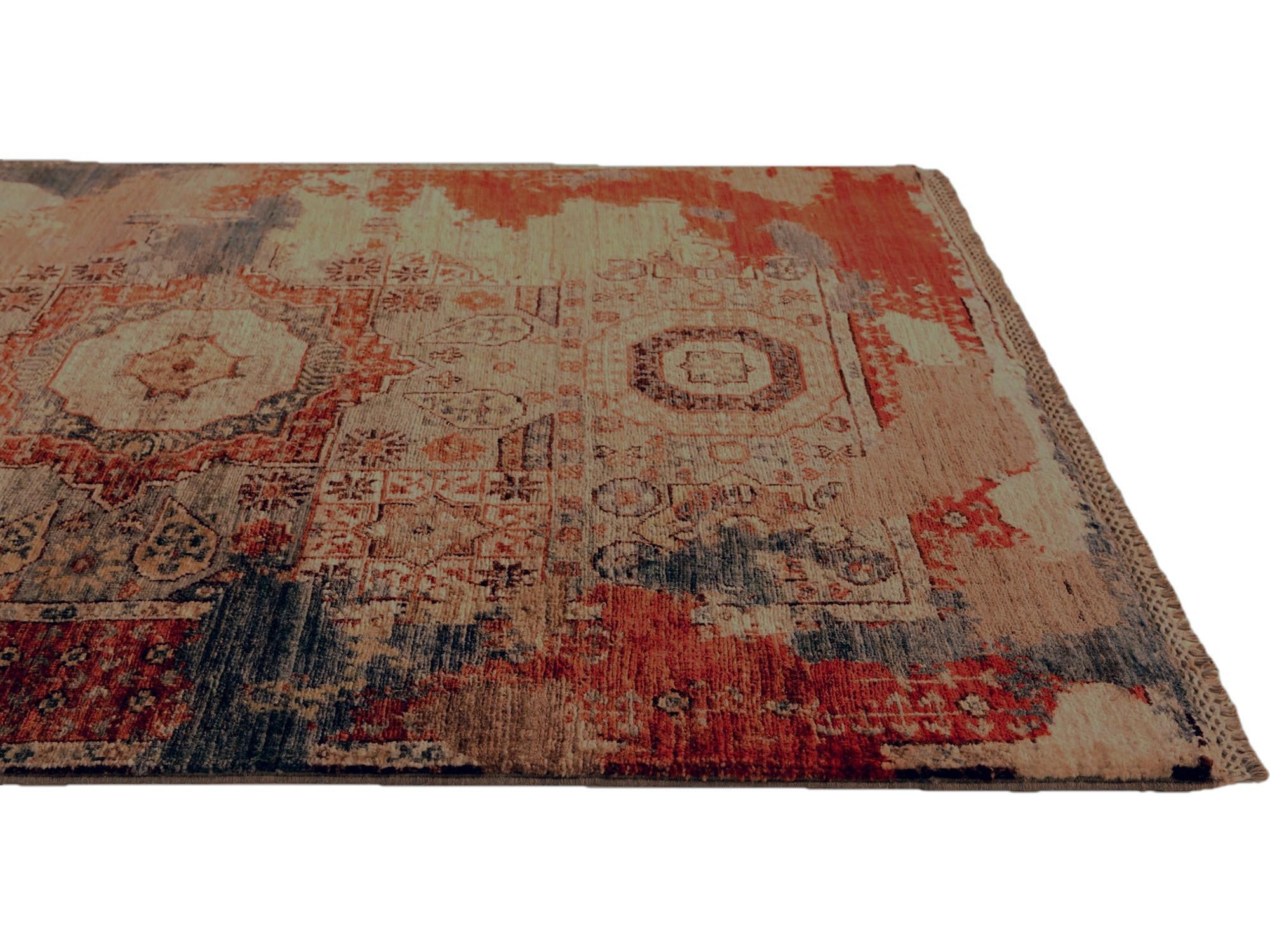 3' 5 x 4' 9 Hand Knotted Mamluk Ziegler Rug