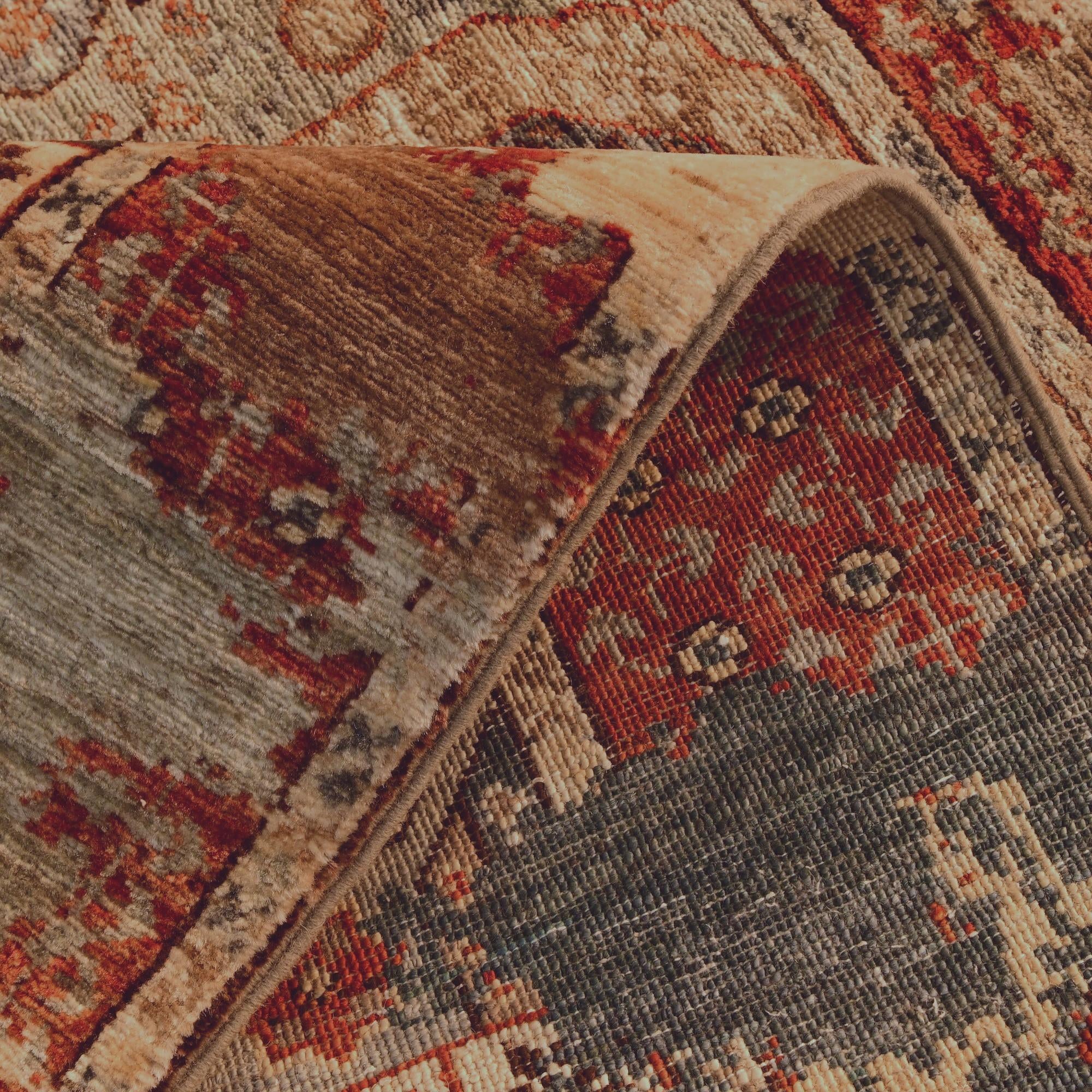 3' 5 x 4' 9 Hand Knotted Mamluk Ziegler Rug