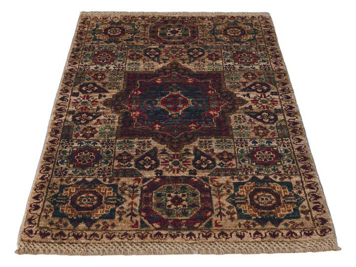 2' 1 x 3' 1 Hand Knotted Mamluk Ziegler Rug