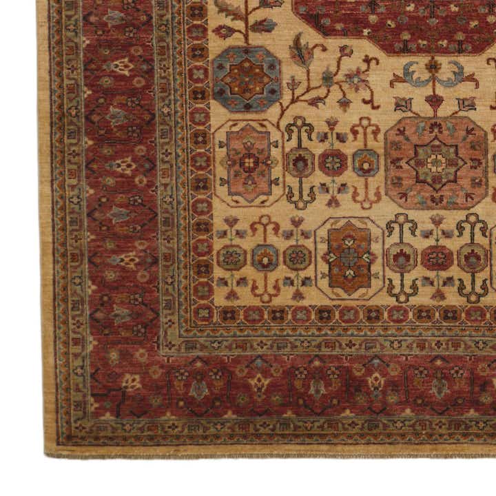 6' 11 x 9' 9 Hand Knotted Mamluk Ziegler Rug