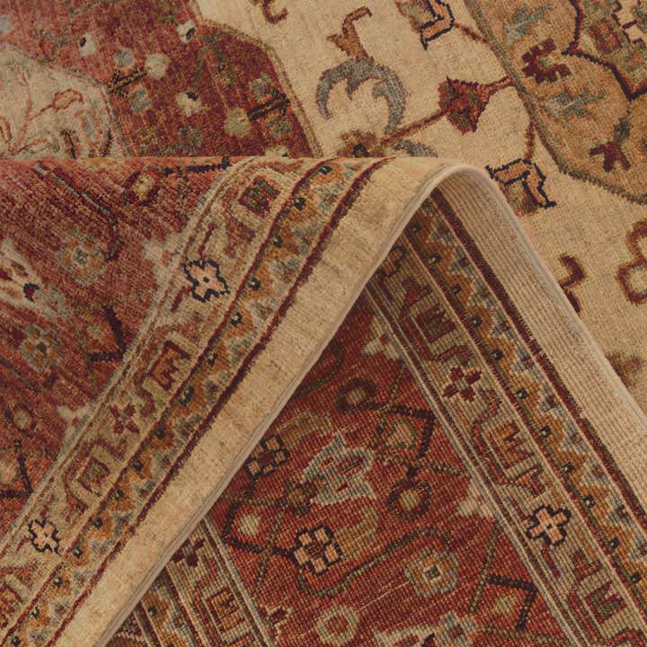 6' 11 x 9' 9 Hand Knotted Mamluk Ziegler Rug