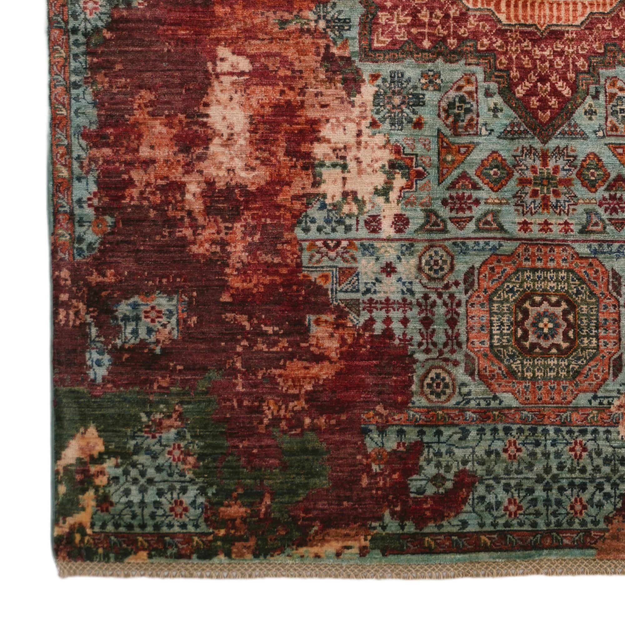 5' x 7' Hand Knotted Mamluk Ziegler Rug
