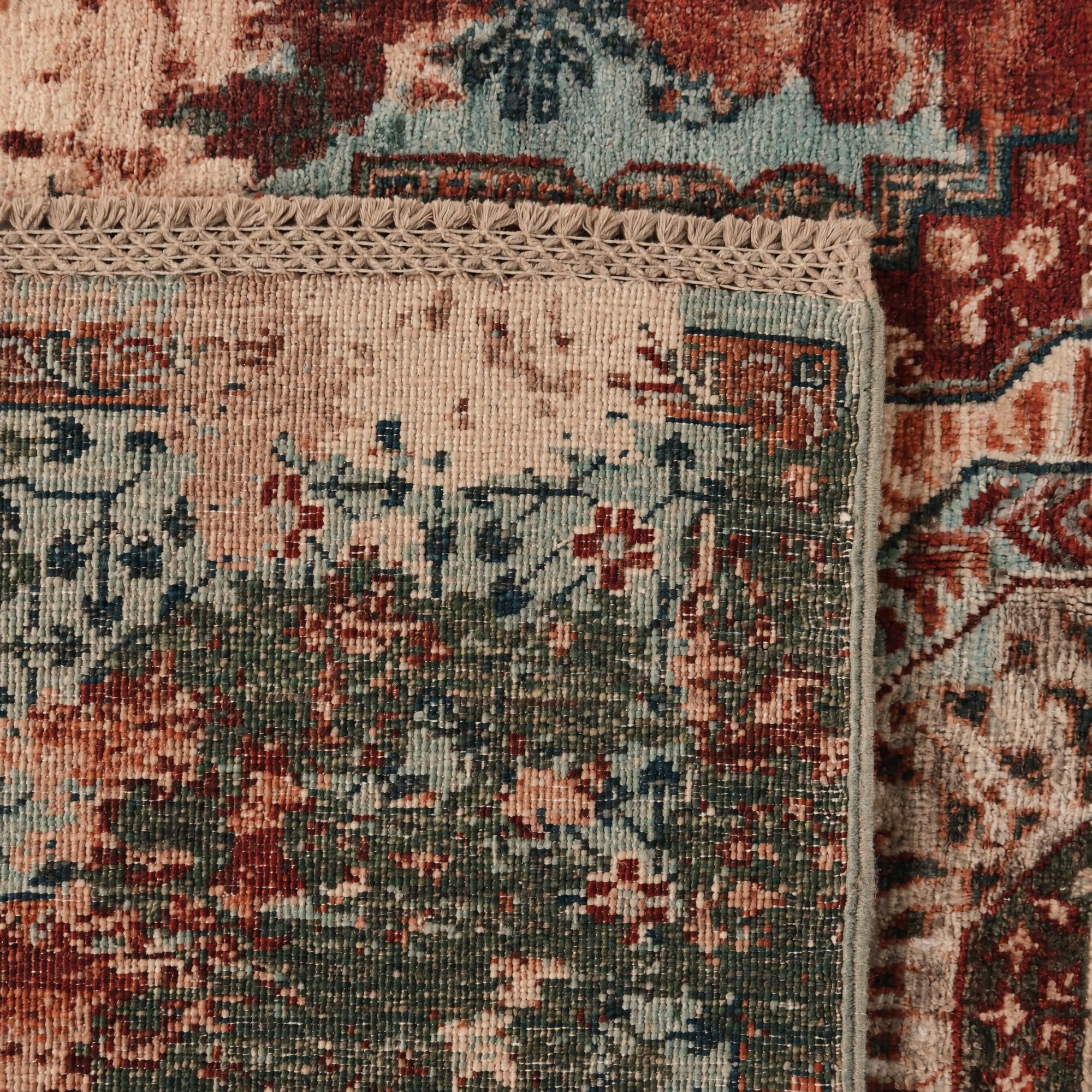 150cm x 215cm anudado a mano Mamluk Ziegler Alfombra