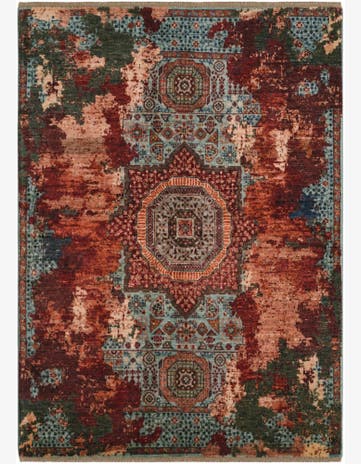 5' x 7' Hand Knotted Mamluk Ziegler Rug
