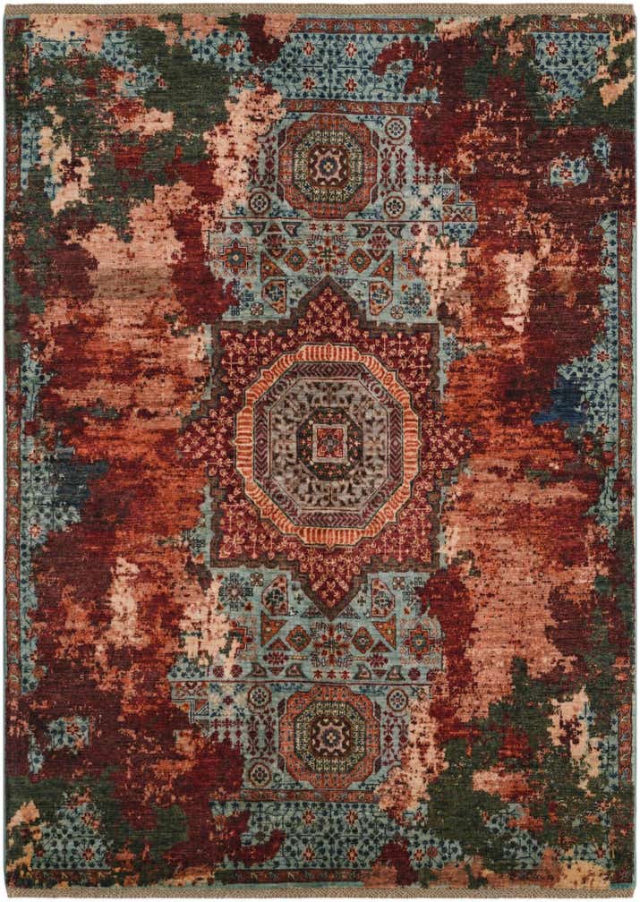 5' x 7' Hand Knotted Mamluk Ziegler Rug