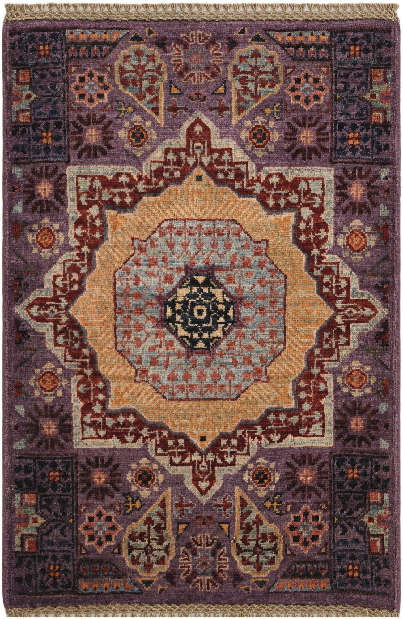 2' x 3' Hand Knotted Mamluk Ziegler Rug