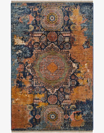 3' 3 x 5' 2 Hand Knotted Mamluk Ziegler Rug