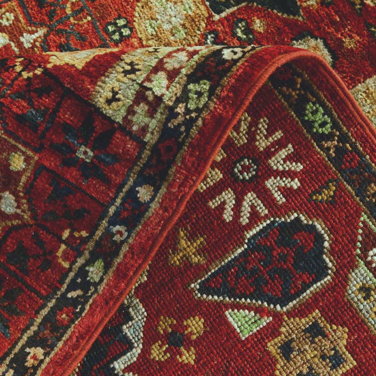 Detail image of 2' 8 x 3' 11 Hand Knotted Mamluk Ziegler Rug