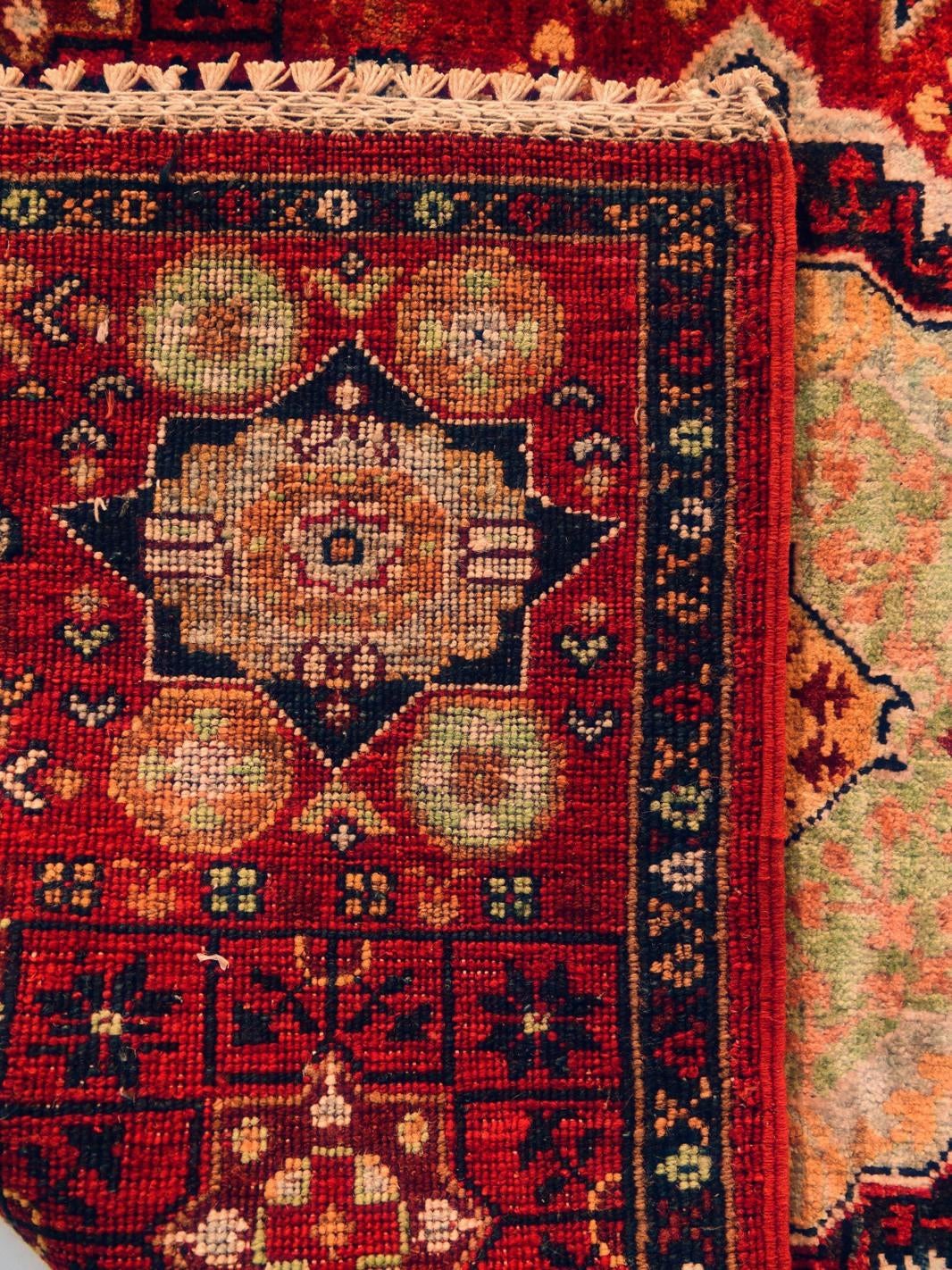 80cm x 120cm Hand Knotted Mamluk Ziegler Rug