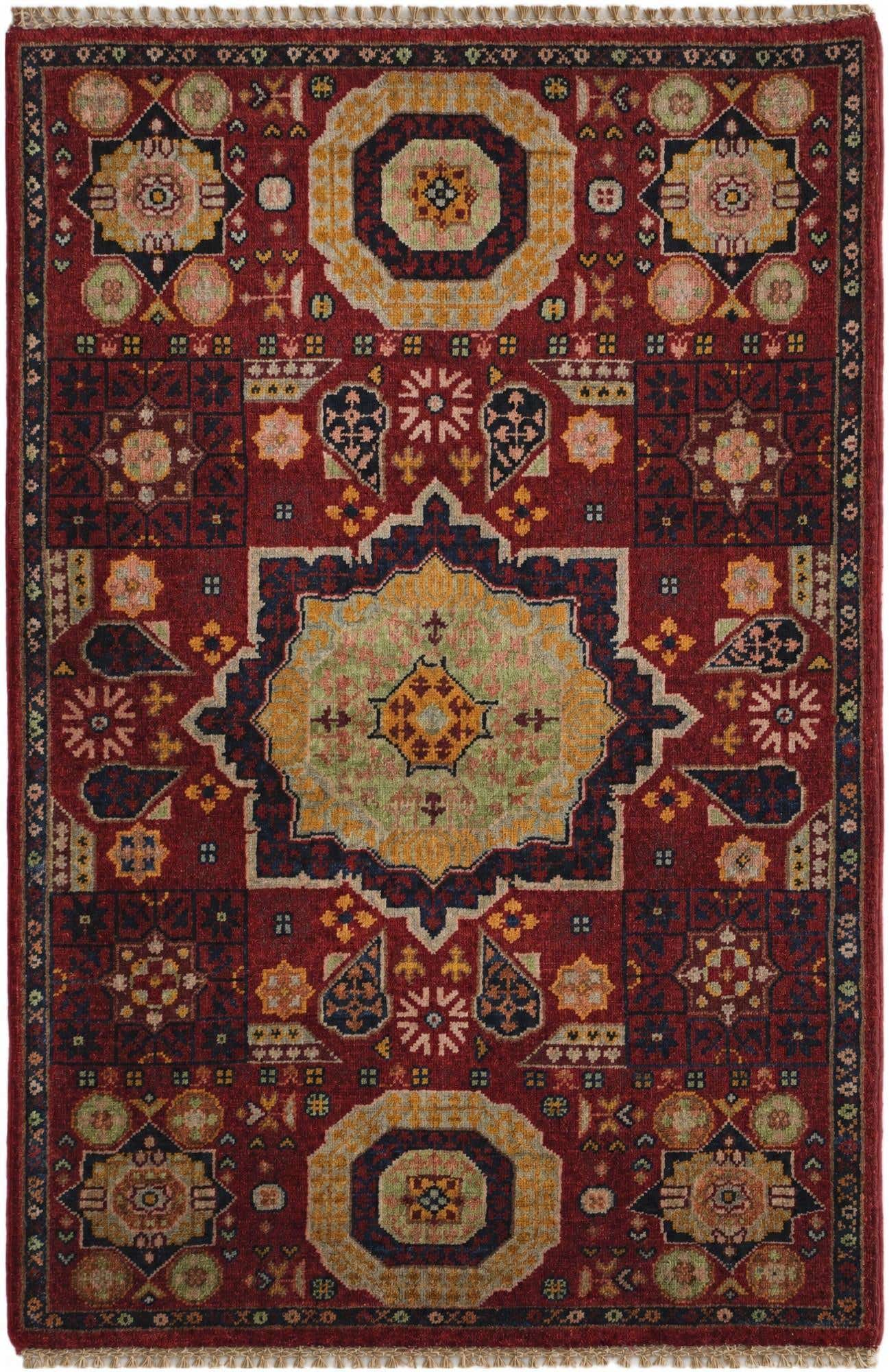 2' 8 x 3' 11 Hand Knotted Mamluk Ziegler Rug