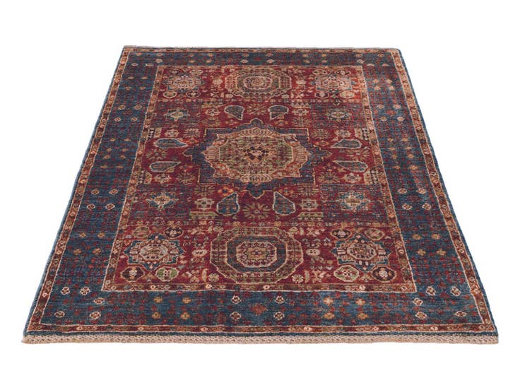 Detail image of 3' 5 x 4' 11 Hand Knotted Mamluk Ziegler Rug
