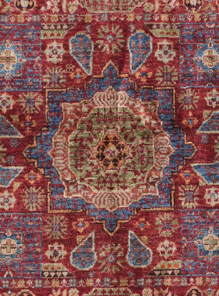 3' 5 x 4' 11 Hand Knotted Mamluk Ziegler Rug