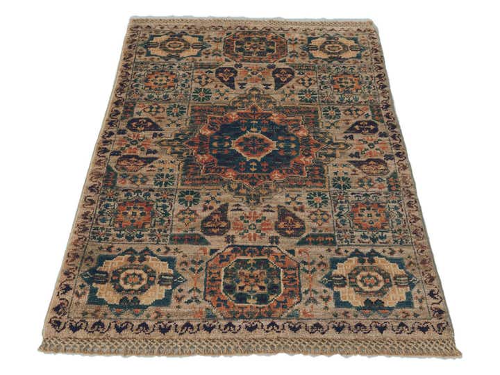 2' x 3' Hand Knotted Mamluk Ziegler Rug