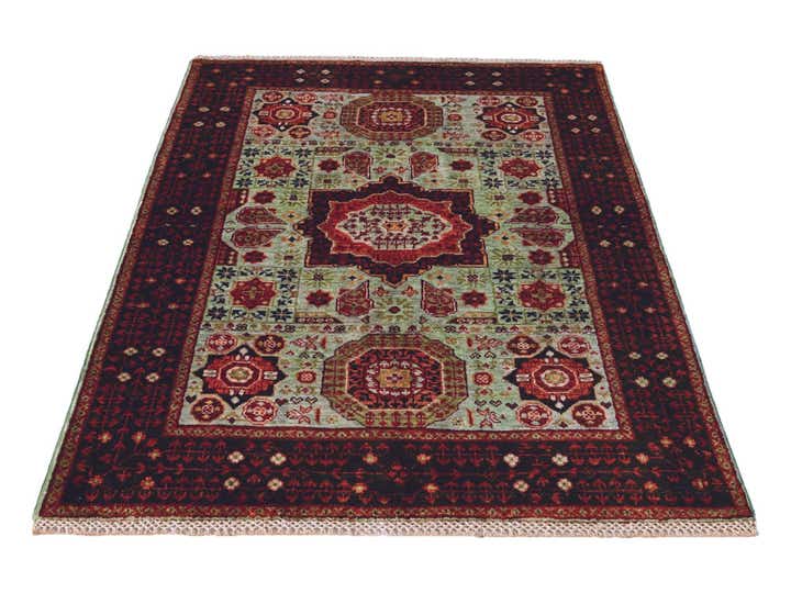 3' 4 x 5' Hand Knotted Mamluk Ziegler Rug