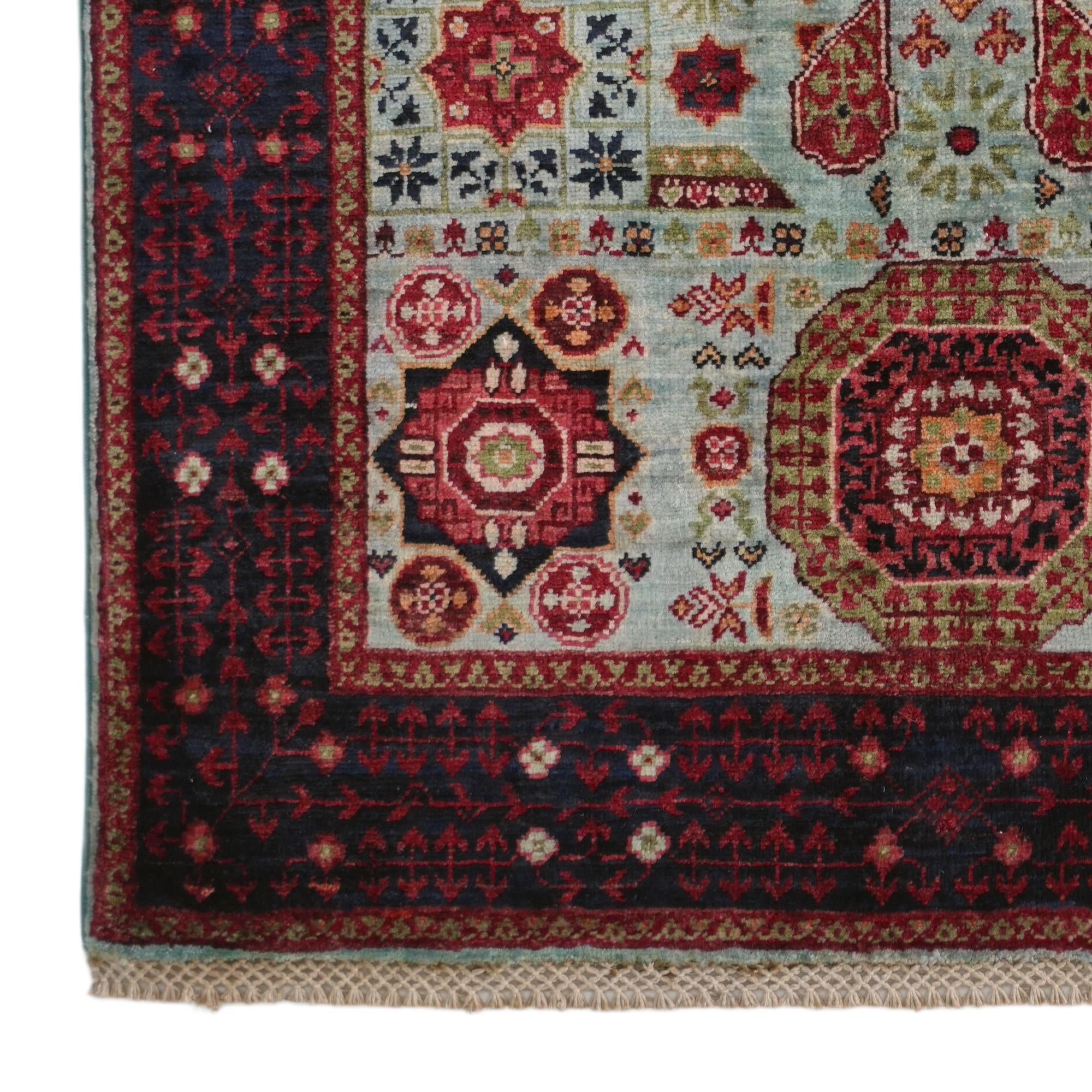 3' 4 x 5' Hand Knotted Mamluk Ziegler Rug