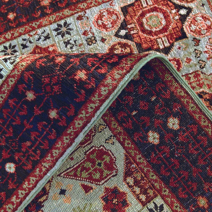 Detail image of 3' 4 x 5' Hand Knotted Mamluk Ziegler Rug