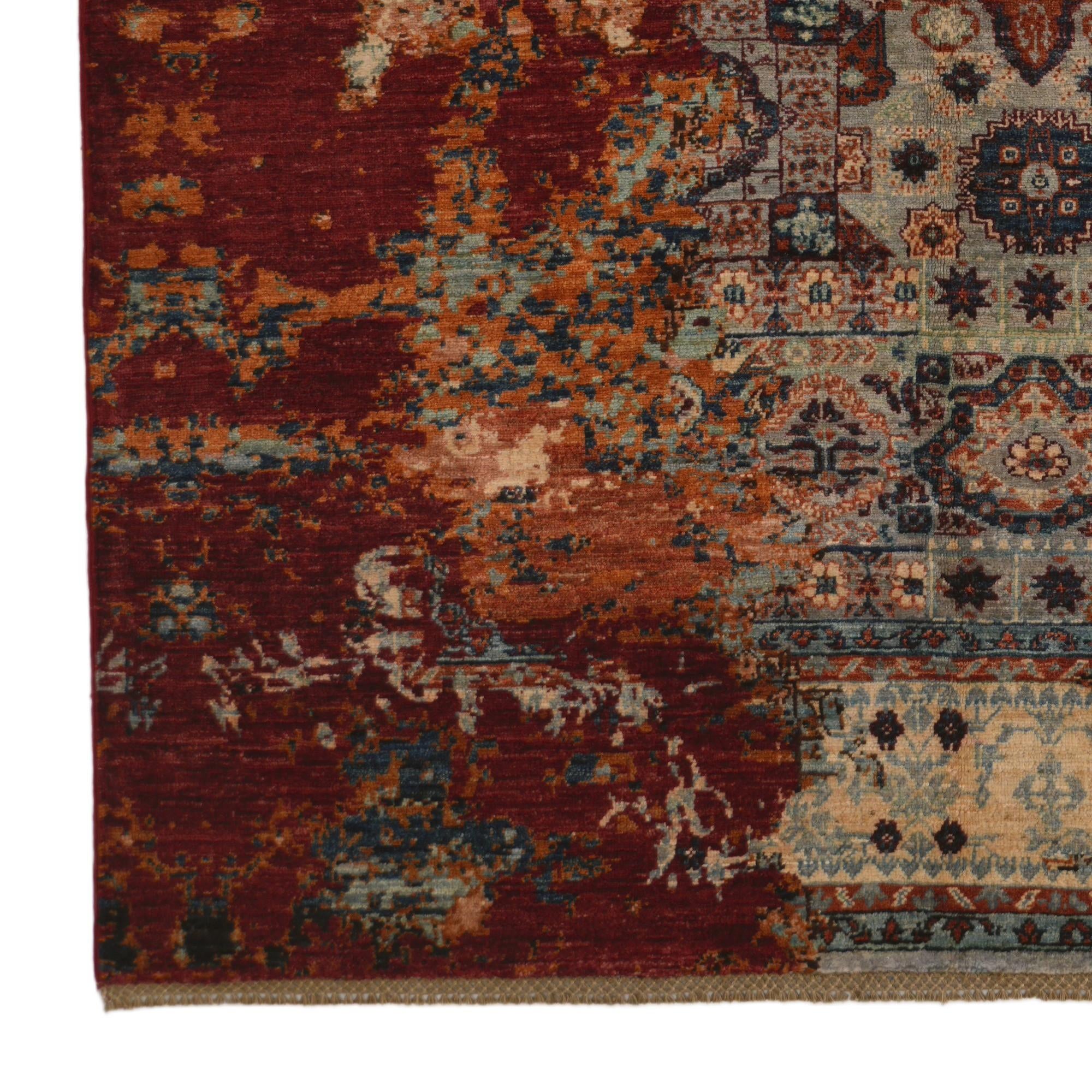 5' 8 x 8' 4 Hand Knotted Mamluk Ziegler Rug