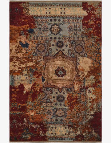 5' 8 x 8' 4 Hand Knotted Mamluk Ziegler Rug