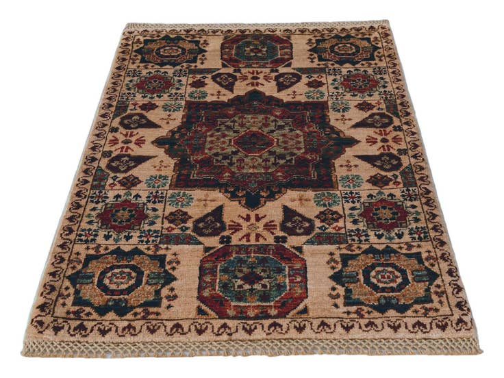 Detail image of 2' x 2' 11 Hand Knotted Mamluk Ziegler Rug