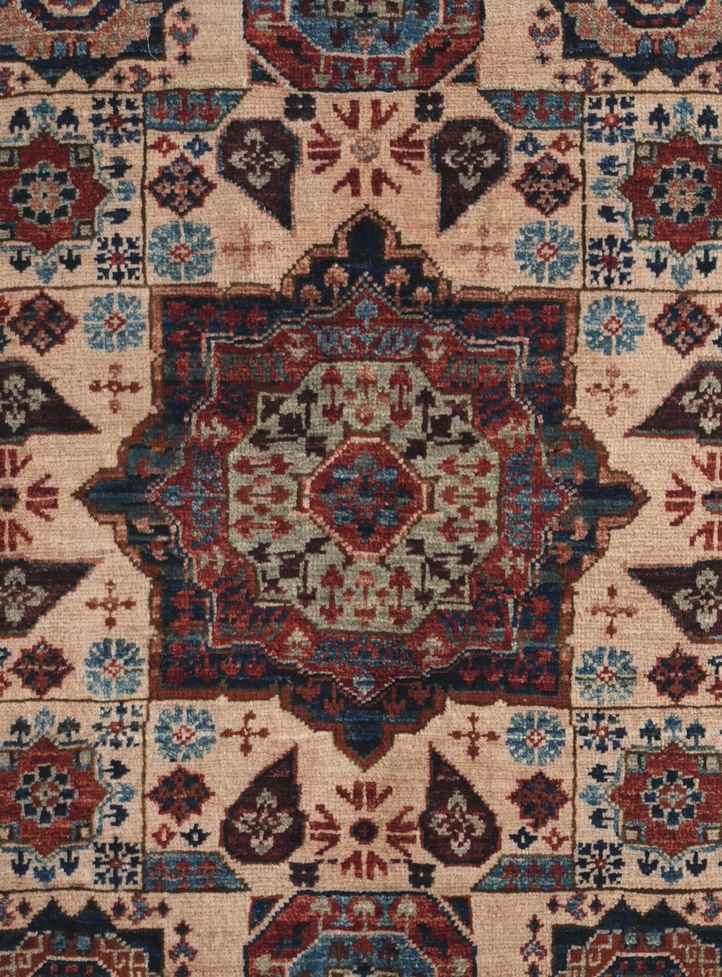 2' x 2' 11 Hand Knotted Mamluk Ziegler Rug