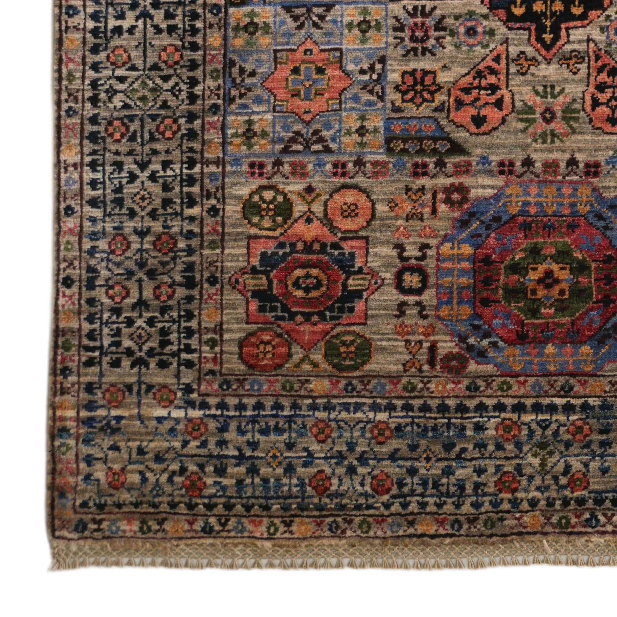 3' 6 x 4' 10 Hand Knotted Mamluk Ziegler Rug