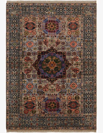 3' 6 x 4' 10 Hand Knotted Mamluk Ziegler Rug
