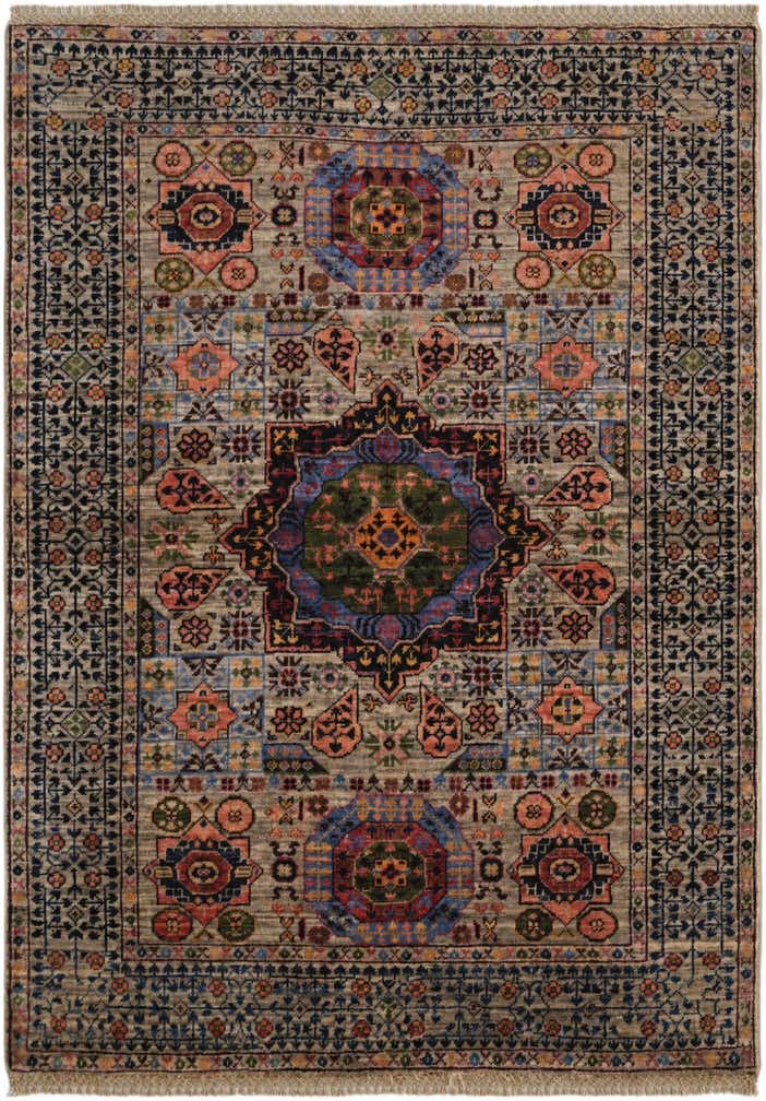 3' 6 x 4' 10 Hand Knotted Mamluk Ziegler Rug