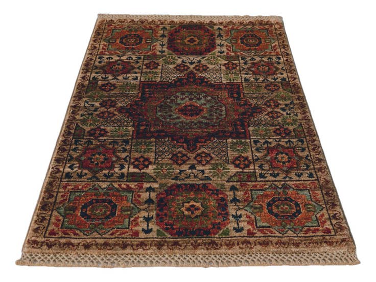 Detail image of 1' 11 x 3' 1 Hand Knotted Mamluk Ziegler Rug