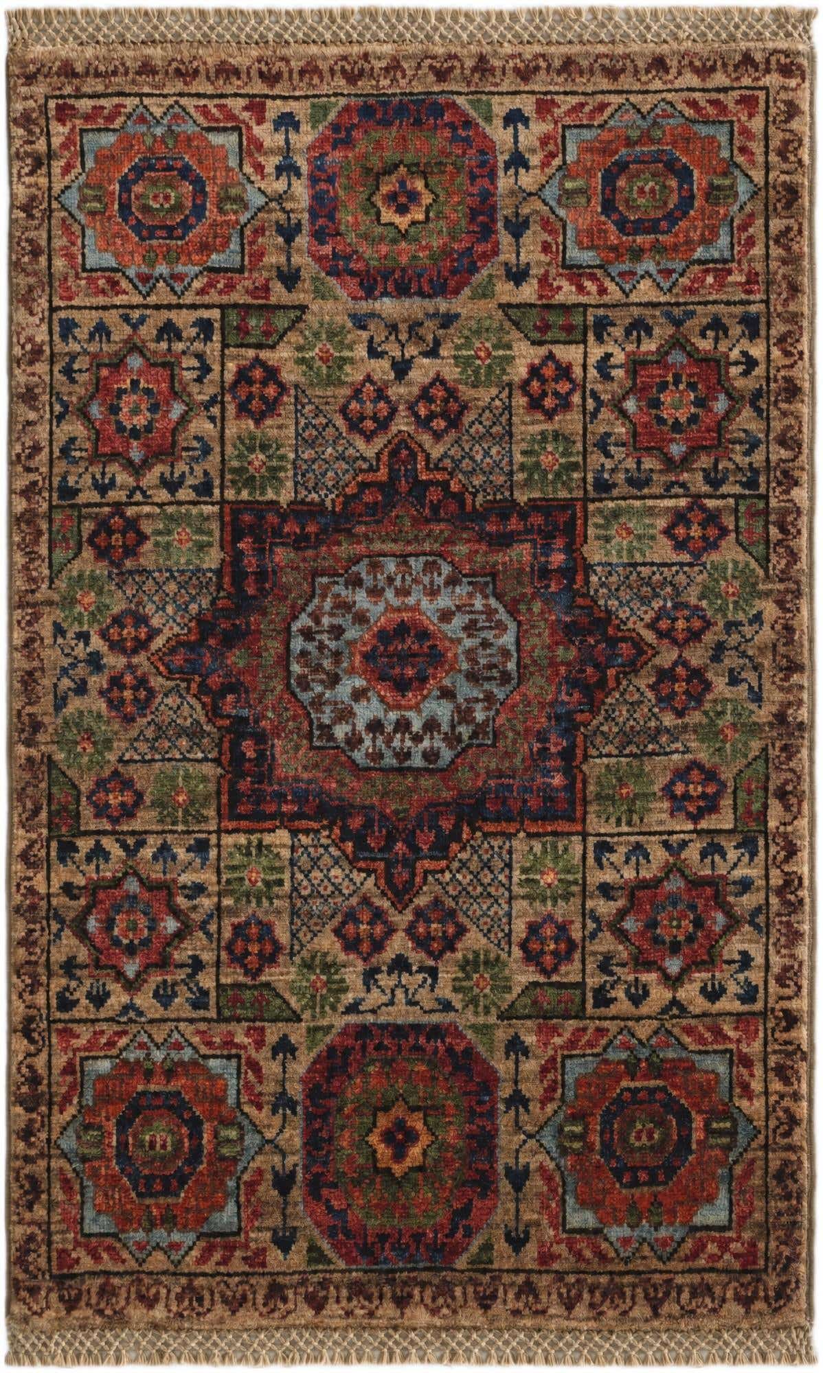 1' 11 x 3' 1 Hand Knotted Mamluk Ziegler Rug