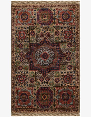 1' 11 x 3' 1 Hand Knotted Mamluk Ziegler Rug