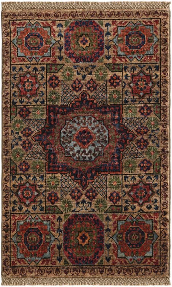 1' 11 x 3' 1 Hand Knotted Mamluk Ziegler Rug