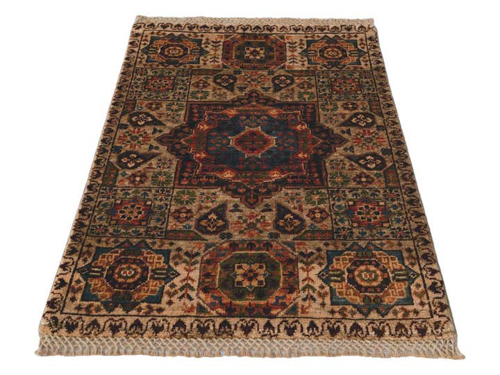 2' x 2' 11 Hand Knotted Mamluk Ziegler Rug