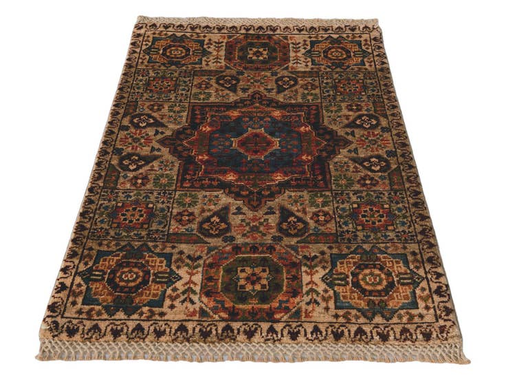 Detail image of 2' x 2' 11 Hand Knotted Mamluk Ziegler Rug
