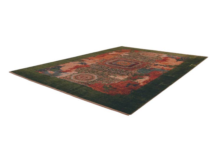 Detail image of 8' 2 x 11' 5 Hand Knotted Mamluk Ziegler Rug