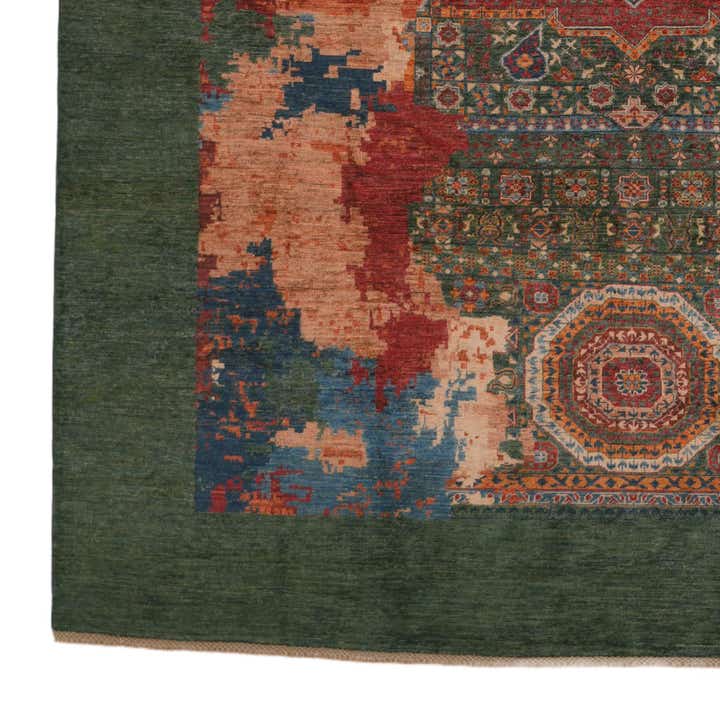8' 2 x 11' 5 Hand Knotted Mamluk Ziegler Rug