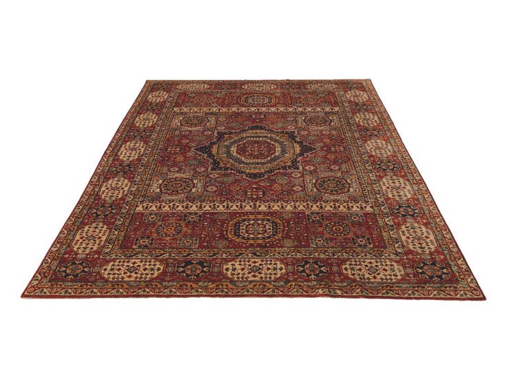 Detail image of 7' 7 x 9' 8 Hand Knotted Mamluk Ziegler Rug