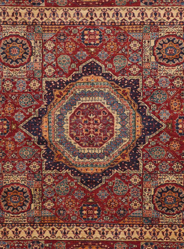 7' 7 x 9' 8 Hand Knotted Mamluk Ziegler Rug
