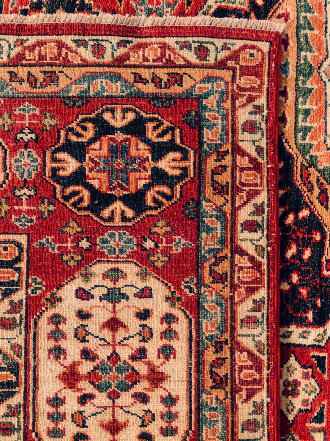 230cm x 295cm Hand Knotted Mamluk Ziegler Rug