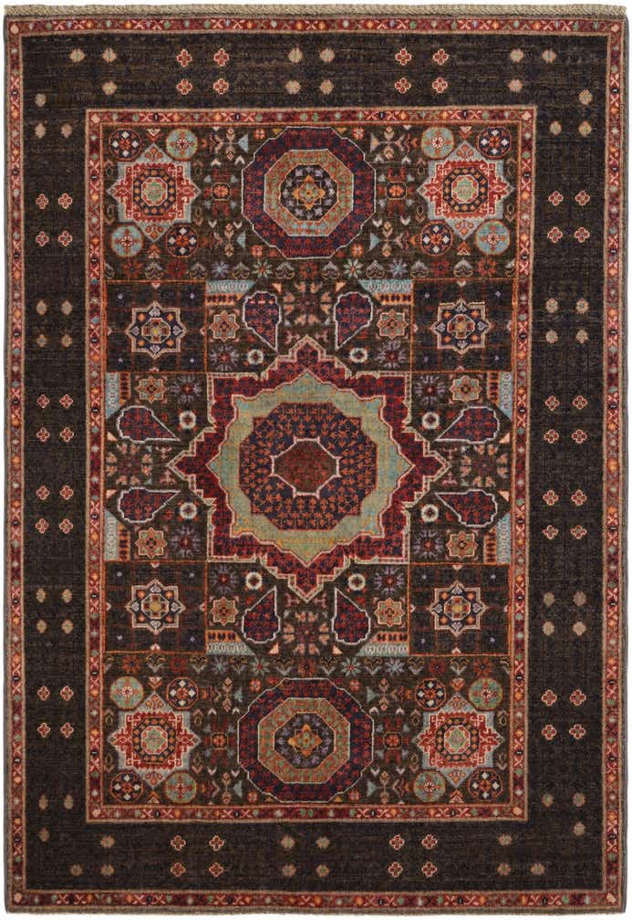 4' 1 x 5' 10 Hand Knotted Mamluk Ziegler Rug