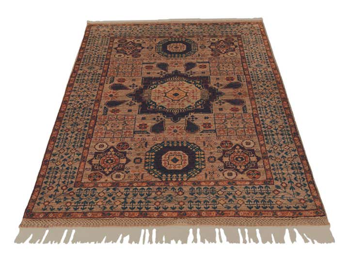 3' 4 x 5' Hand Knotted Mamluk Ziegler Rug