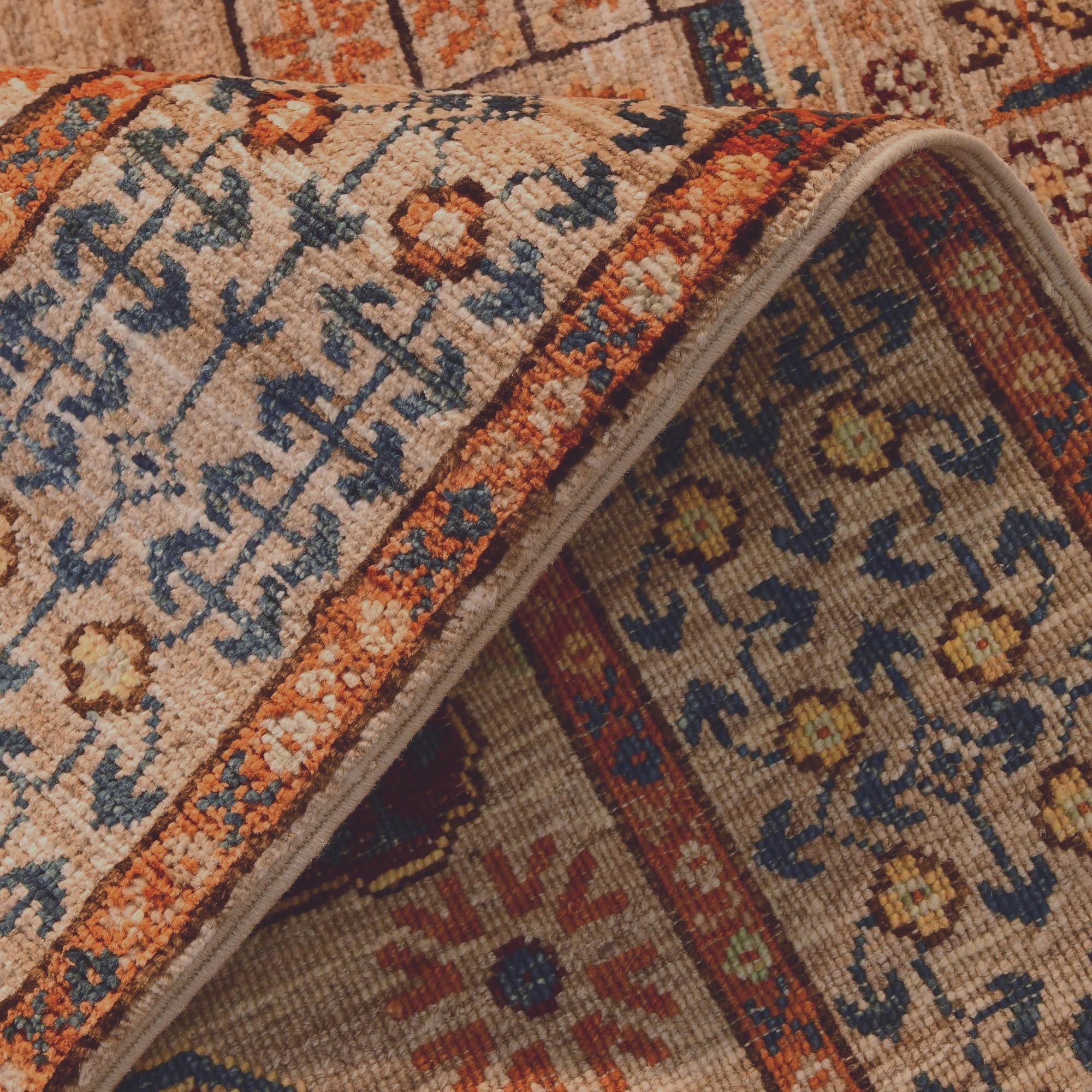3' 4 x 5' Hand Knotted Mamluk Ziegler Rug
