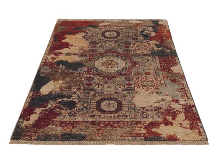 3' 3 x 5' Hand Knotted Mamluk Ziegler Rug