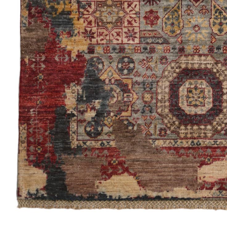 Detail image of 3' 3 x 5' Hand Knotted Mamluk Ziegler Rug