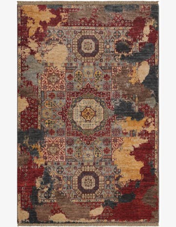 3' 3 x 5' Hand Knotted Mamluk Ziegler Rug
