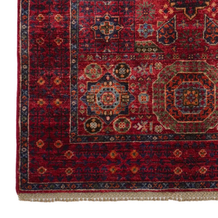 Detail image of 3' 4 x 4' 9 Hand Knotted Mamluk Ziegler Rug