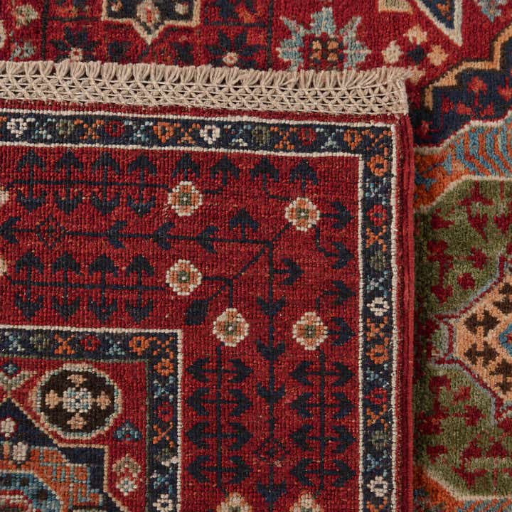 3' 4 x 4' 9 Hand Knotted Mamluk Ziegler Rug