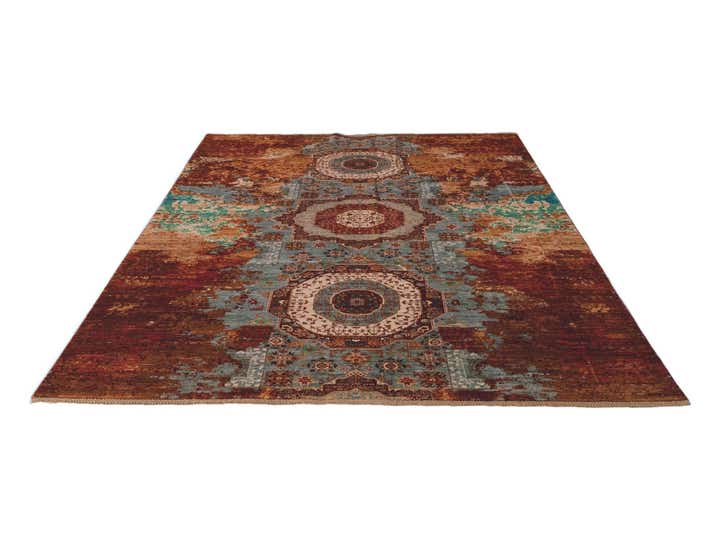 8' 5 x 11' 8 Hand Knotted Mamluk Ziegler Rug